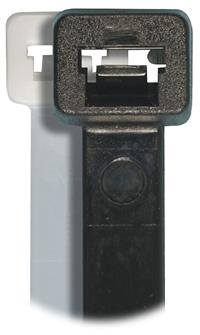 G-Tie kabelbindere :  500 x  12,6 mm. Sorte - Pose med 50 stk.