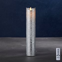 Sirius Sara Exclusive LED vokslys - Ø5 - 25 cm. - Sølv