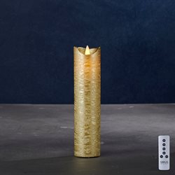 Sirius Sara Exclusive LED vokslys - Ø5 - 20 cm. - Guld