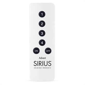 Fjernbetjening til Sirius Sara advents lys