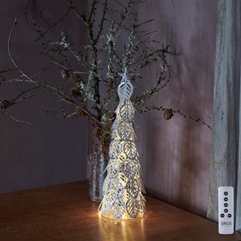 Sirius Kirstine juletræ - Sølv - 43 cm. højt