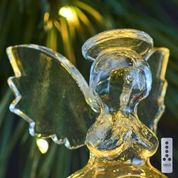 Sirius Romantic Glas engel - 13 cm. høj