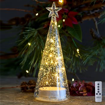 Sirius Romantic Glas træ - 26 cm. højt