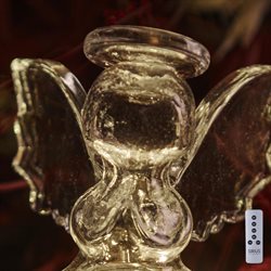 Sirius Sweet Christmas Glas engel - 13 cm. høj