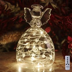 Sirius Sweet Christmas Glas engel - 13 cm. høj