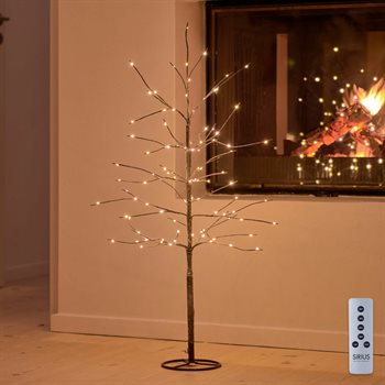Sirius Kira LED lystræ med sne - 90 cm.