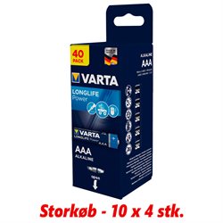 VARTA Longlife Power batteri - AAA - 40 stk.