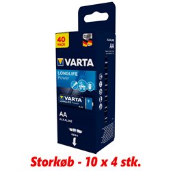 VARTA Longlife Power batteri - AA - 40 stk.