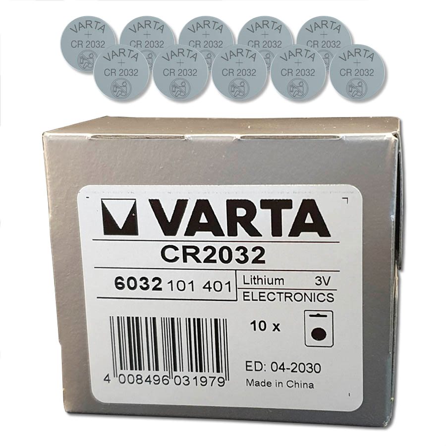 Varta 6032101402 - 2 st Litium knappcellsbatterier ElektroniskS CR2032 3V
