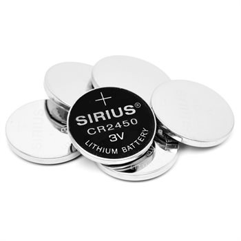 Sirius batterier - CR2450 - 4 stk.
