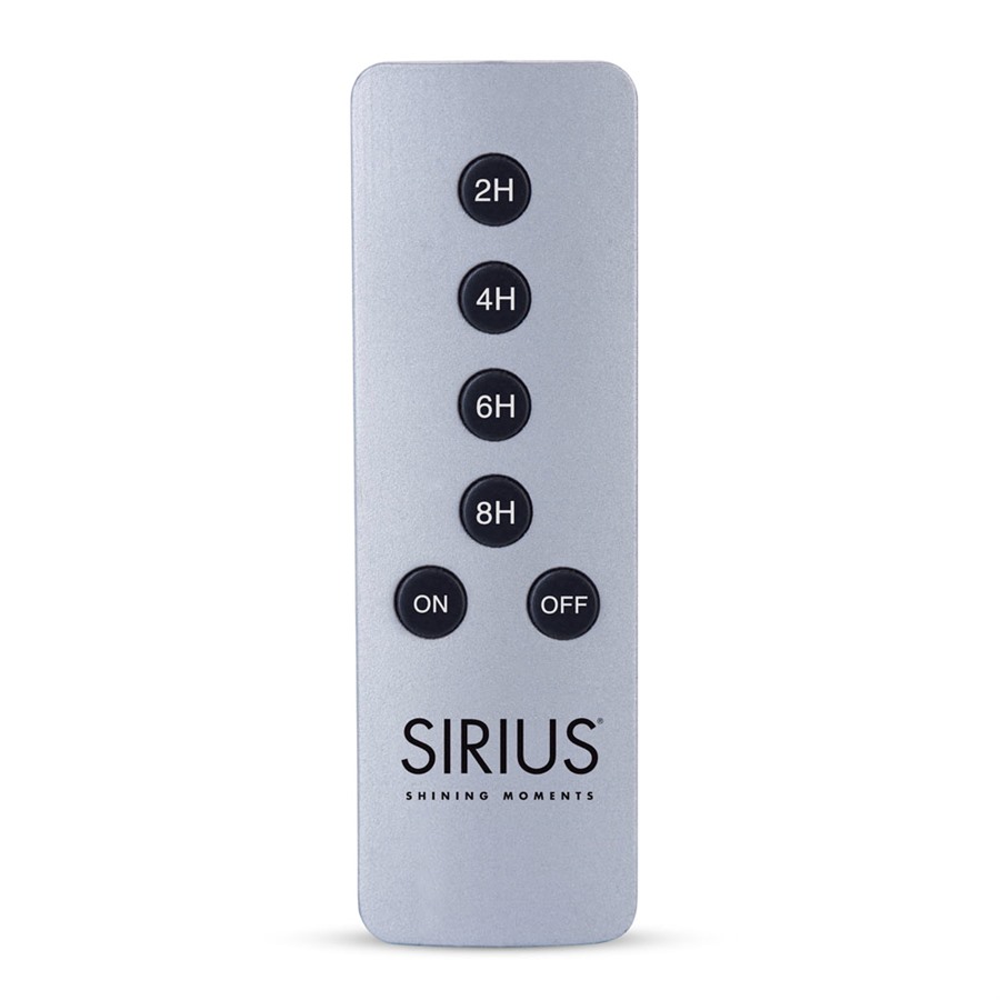 Sirius fjernbetjening til f.eks. LED vokslys batteri