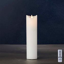 Sirius Sara Exclusive LED vokslys - Ø5 - 20 cm. - Hvid