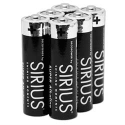 Sirius batterier - AA - 6 stk.